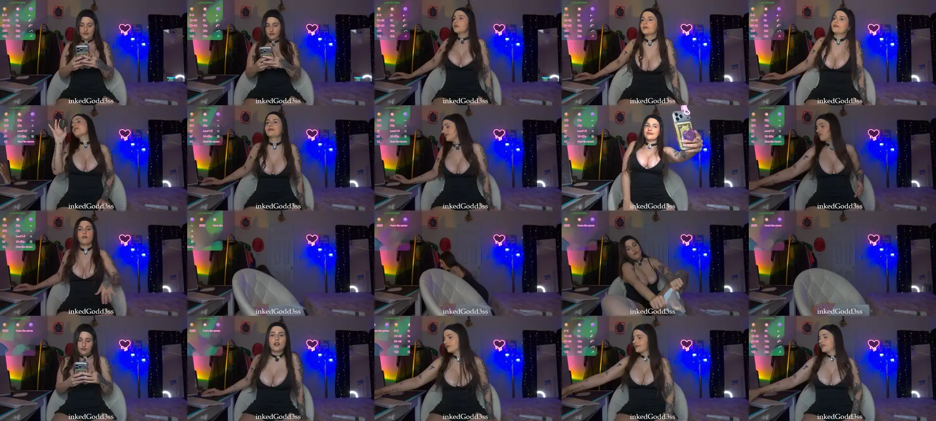 InkedGodd3ss photo contact sheet