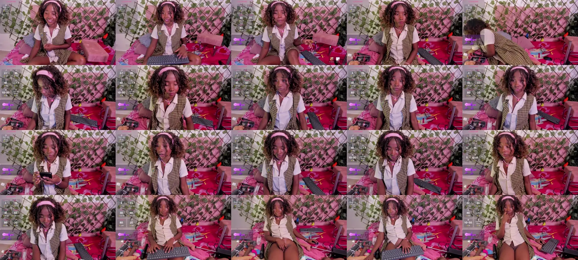 Kimmysanto photo contact sheet