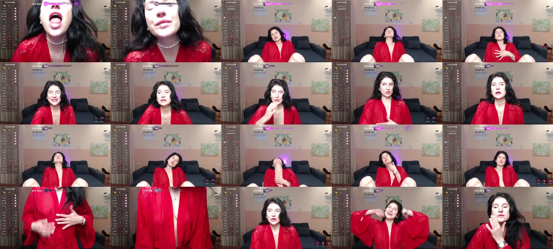 KissAlianna photo contact sheet