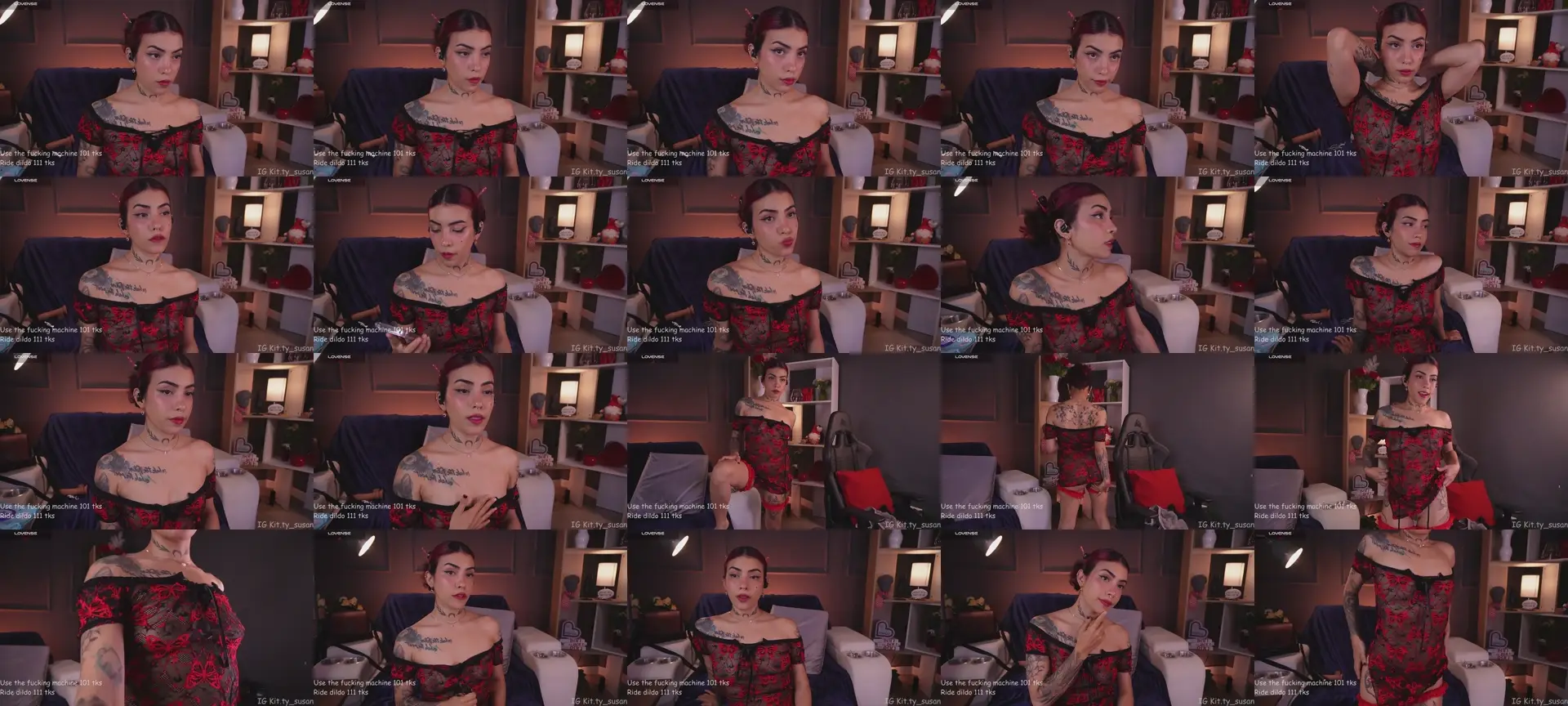 Kitty_L0v3 photo contact sheet