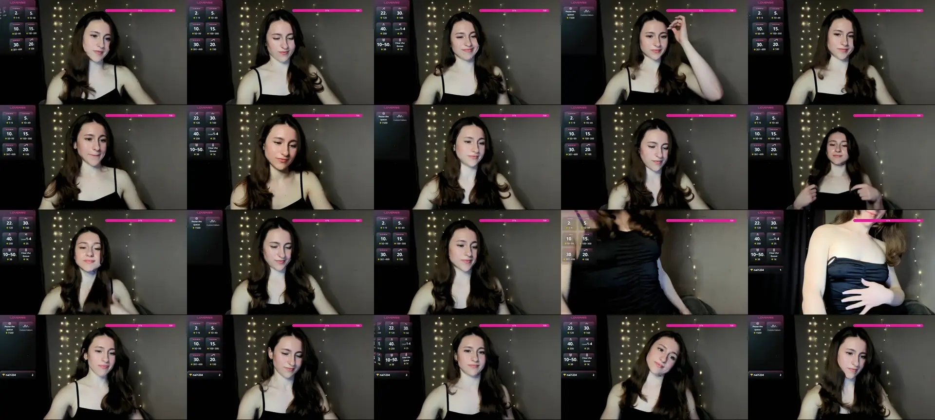 LadyLailaa photo contact sheet