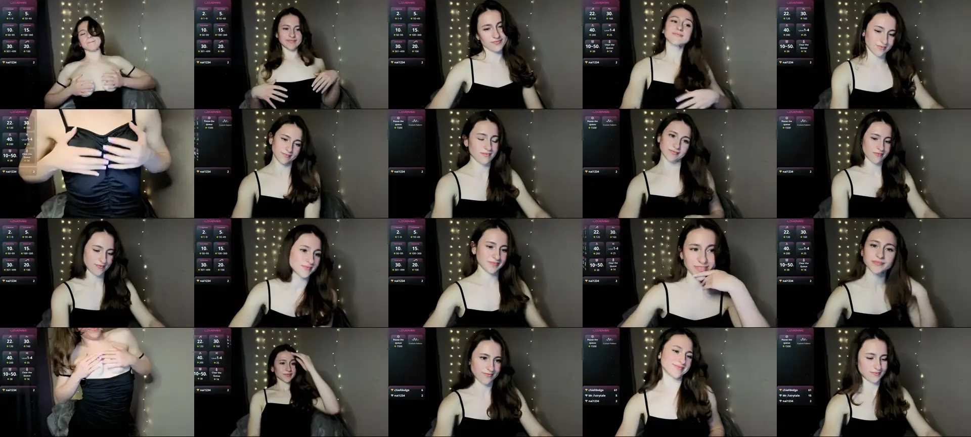 LadyLailaa photo contact sheet