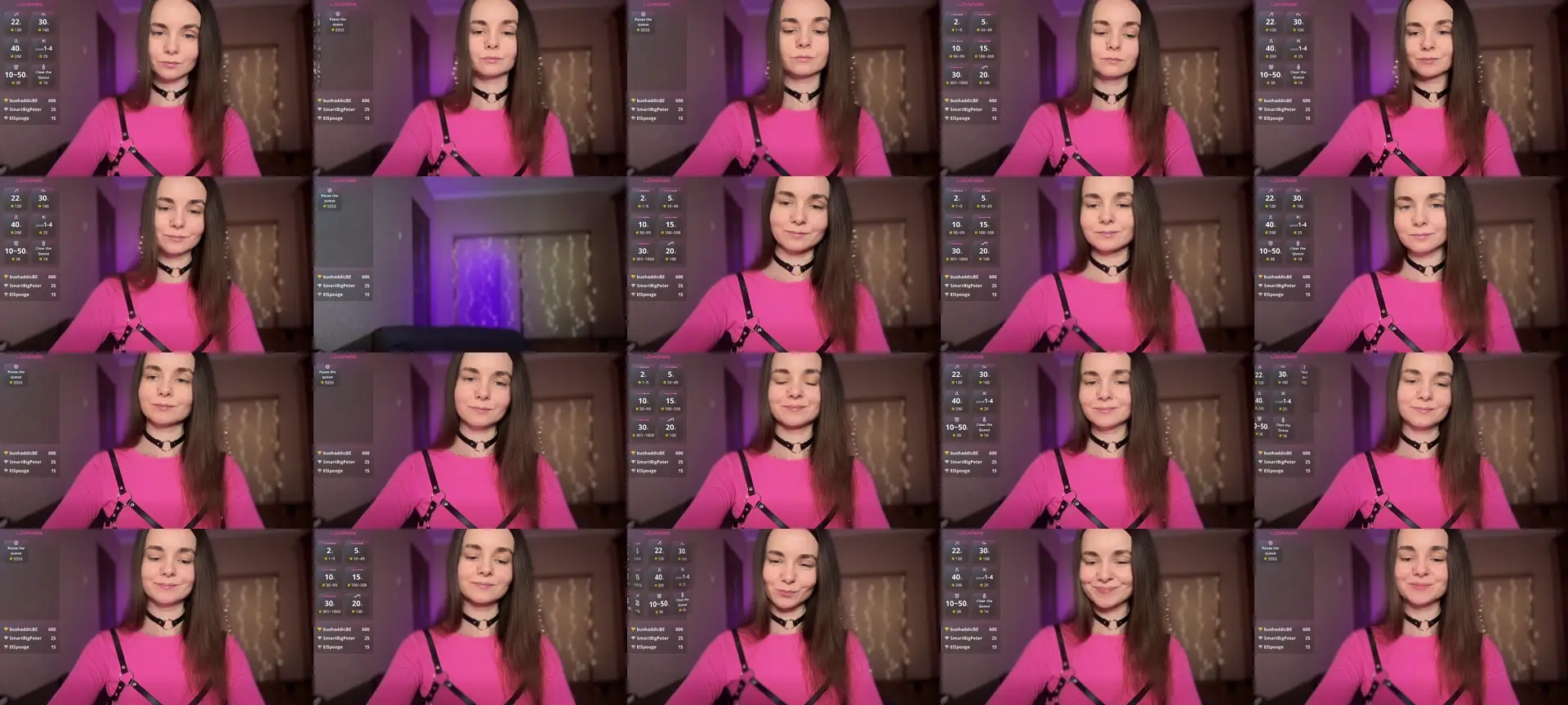 LanaLouLou photo contact sheet