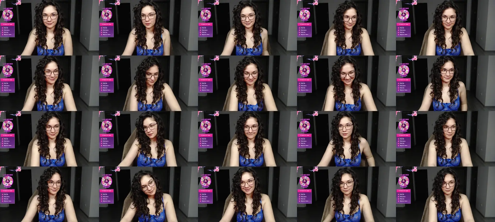 LovelyRosee photo contact sheet