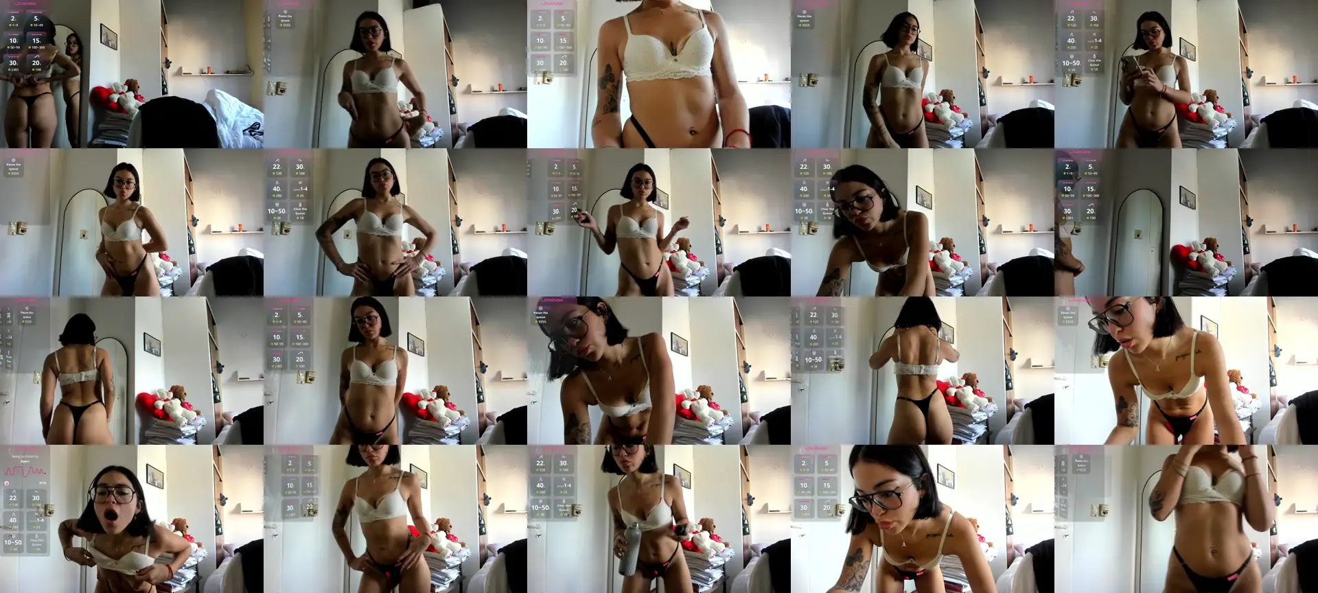 LuciaLuna photo contact sheet