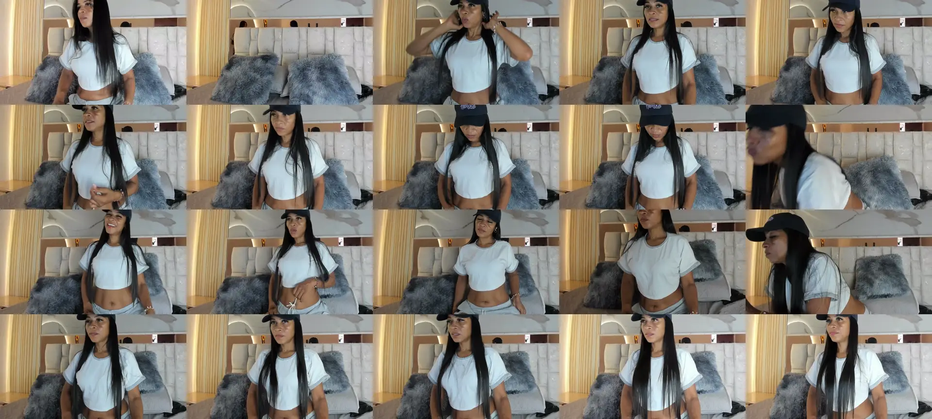 LuisaMilf photo contact sheet