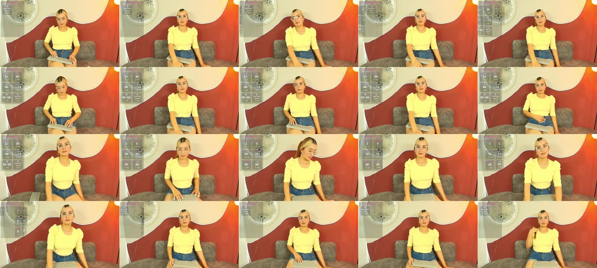 Luna_velvet photo contact sheet