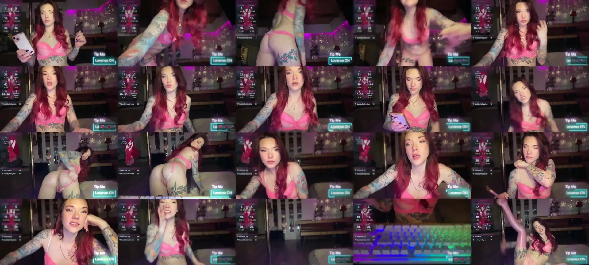 Luubeam photo contact sheet