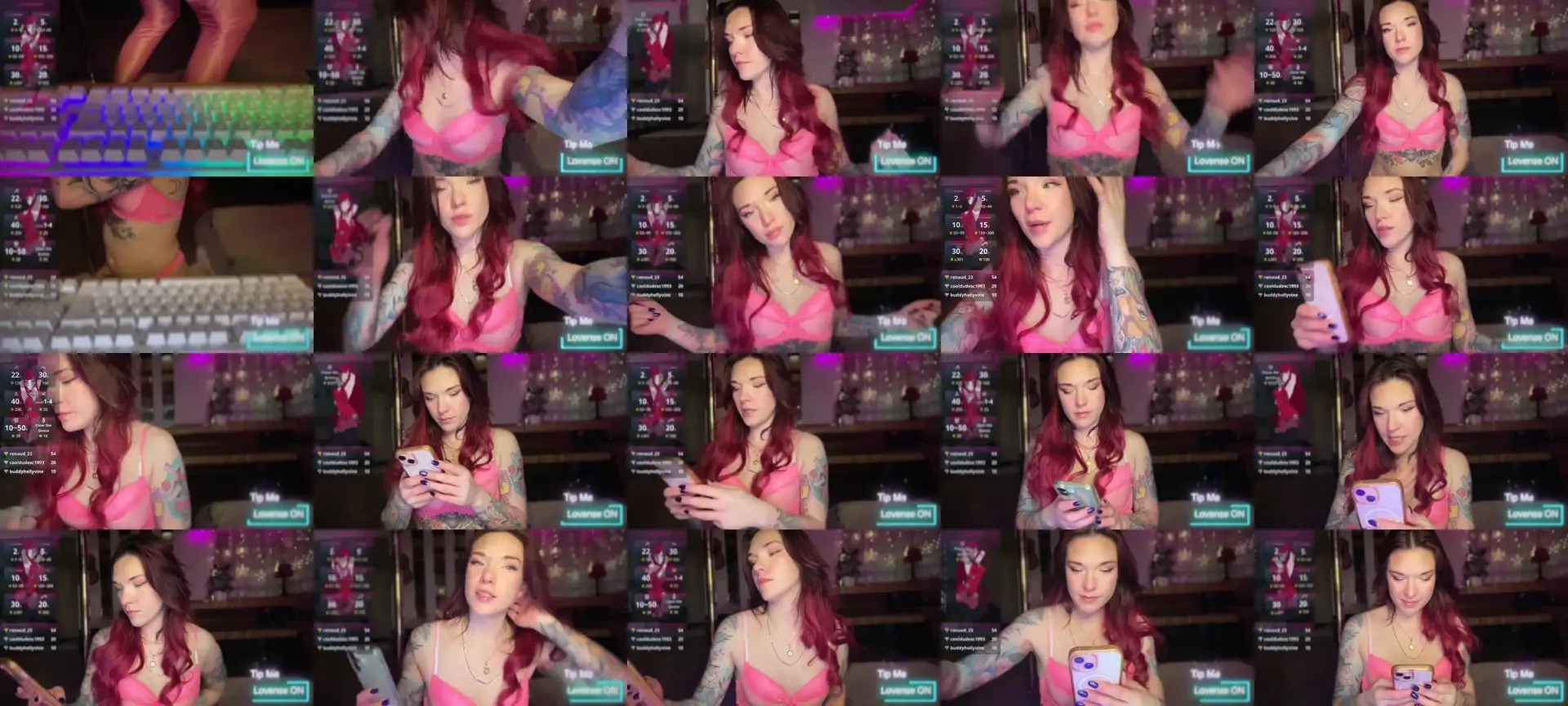 Luubeam photo contact sheet