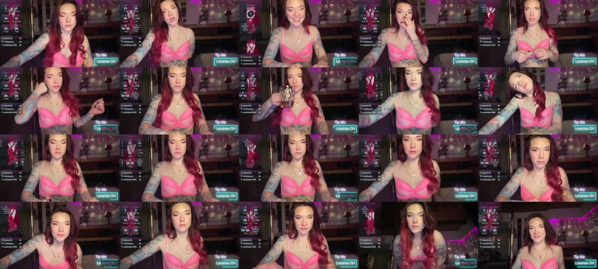 Luubeam photo contact sheet