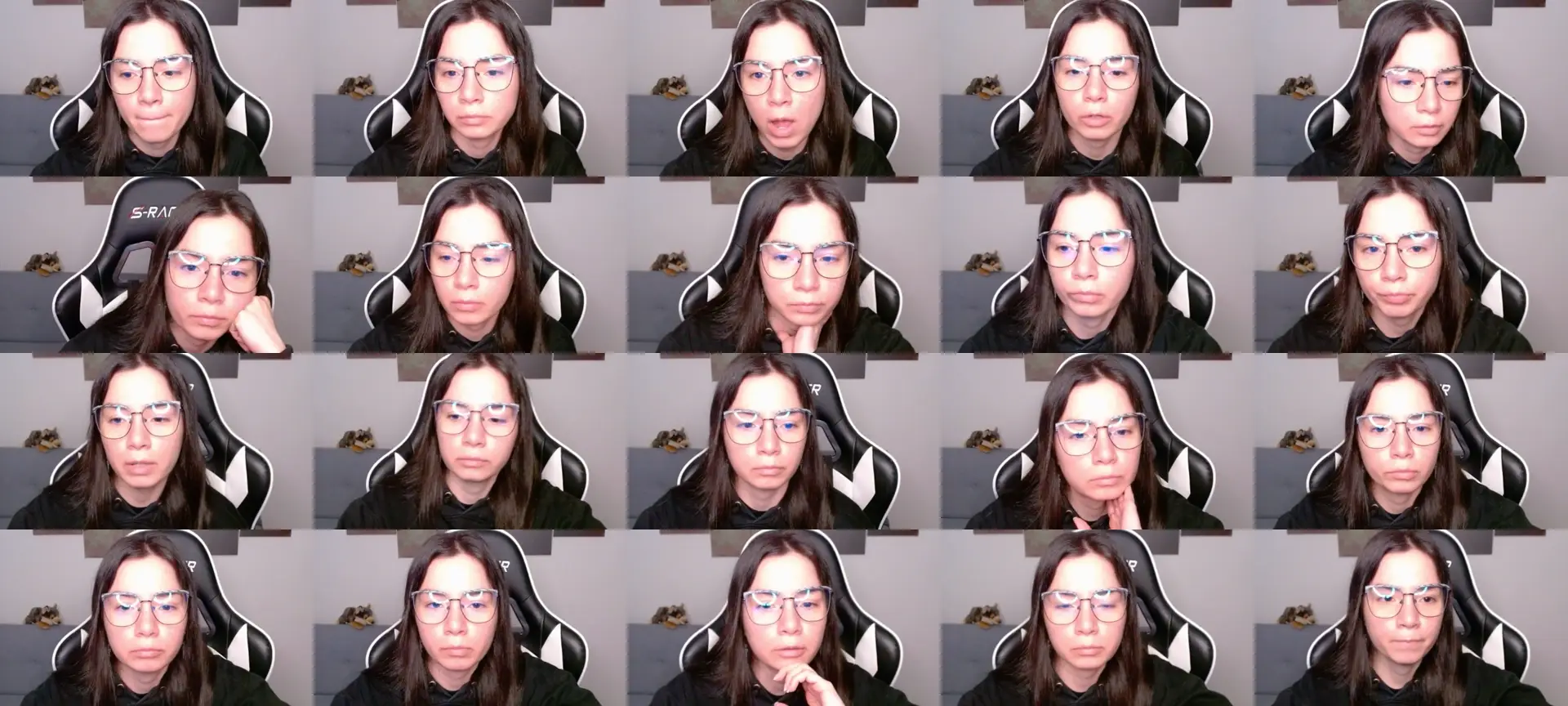 LycanGirl photo contact sheet