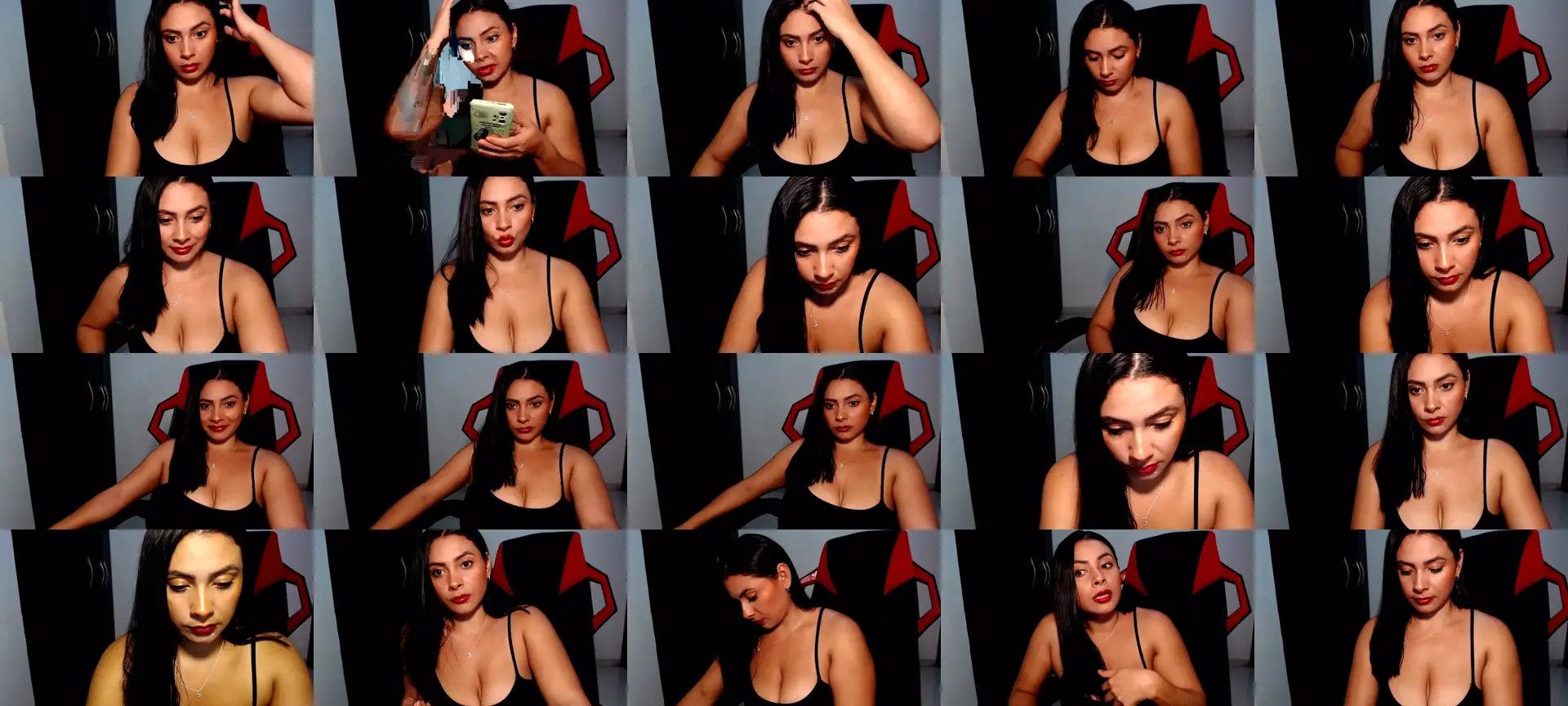 Meghan_femme photo contact sheet