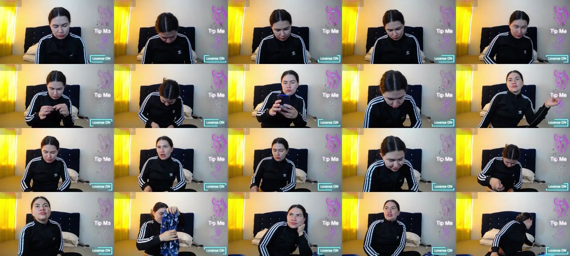 Melaparker photo contact sheet