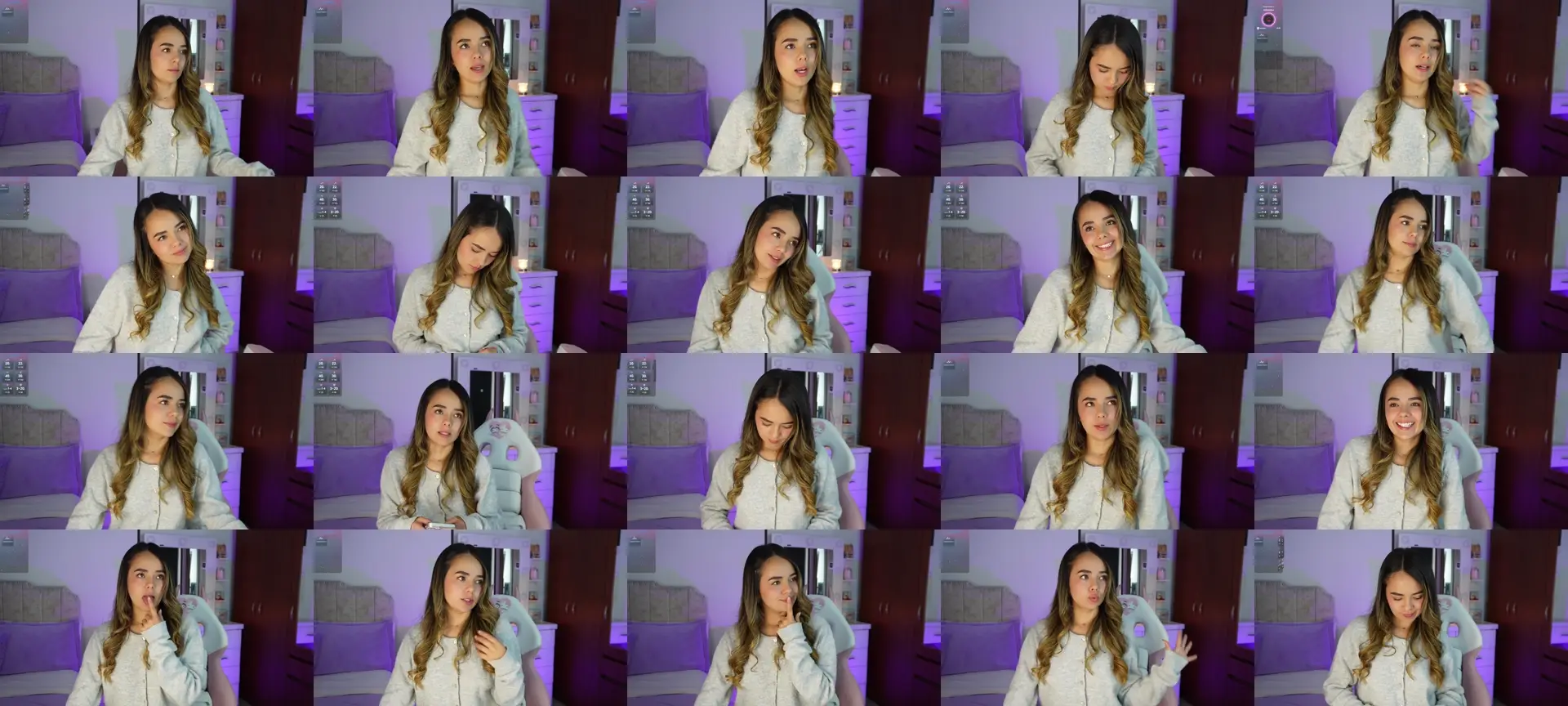 MelBliss photo contact sheet