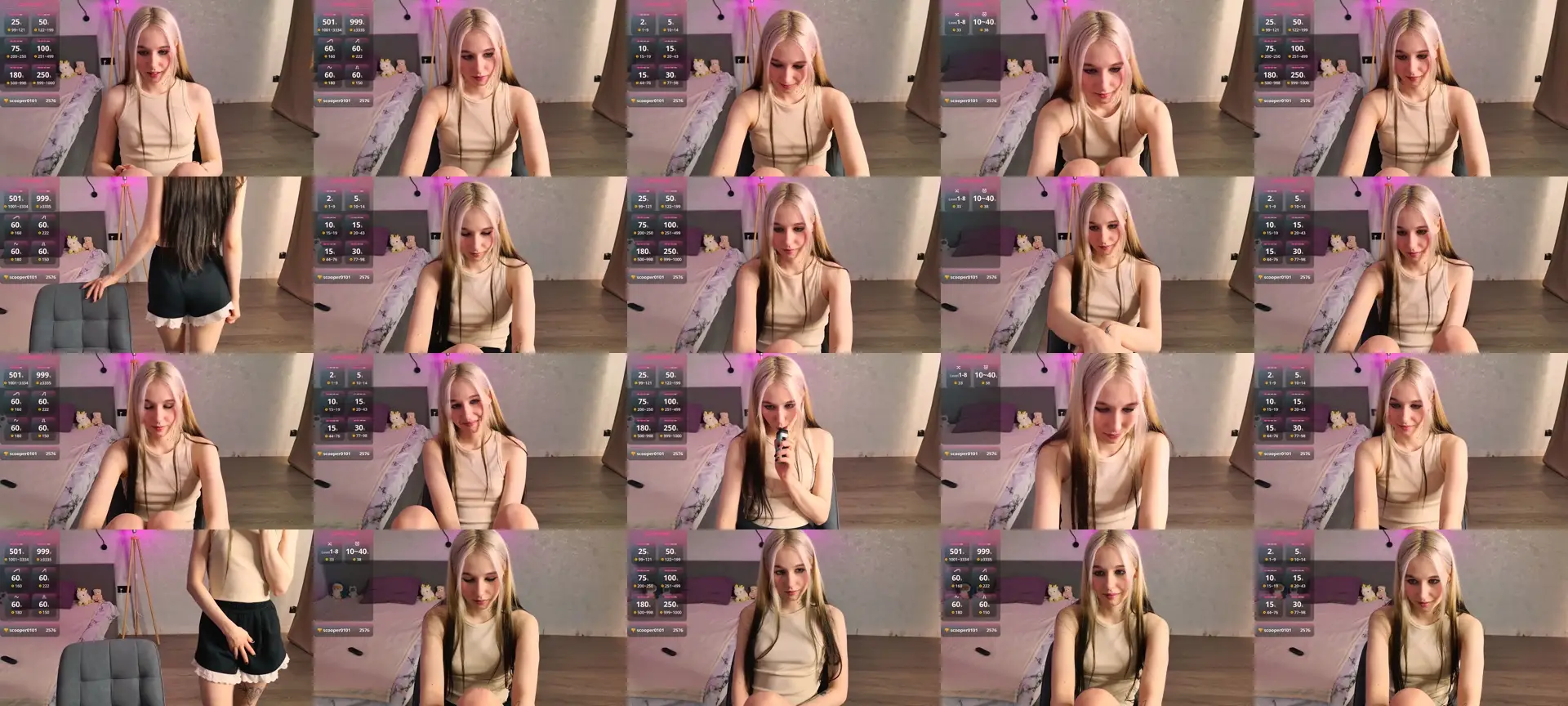 Melisandea photo contact sheet