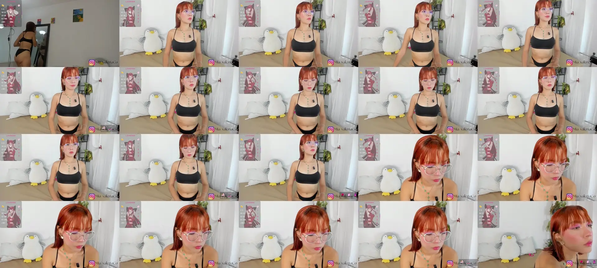 MiaValeria photo contact sheet