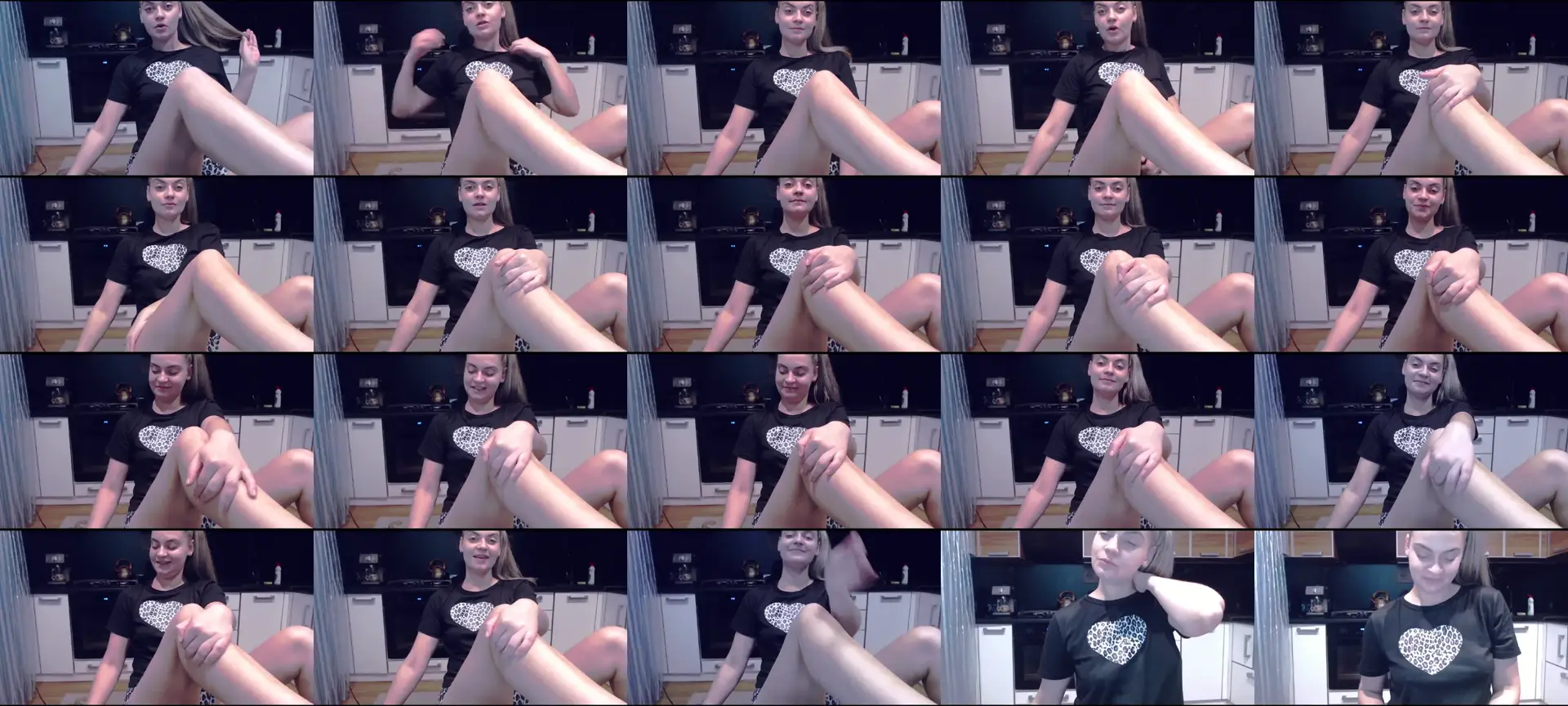 MissRossa photo contact sheet