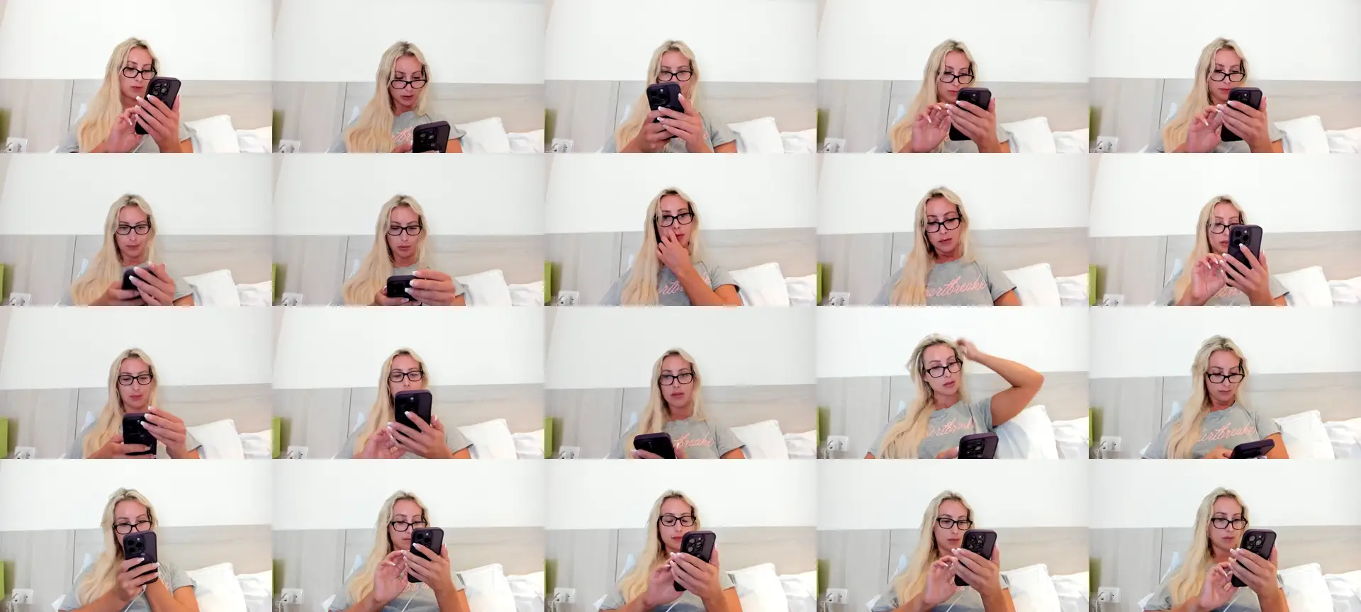 Missy_matrix photo contact sheet