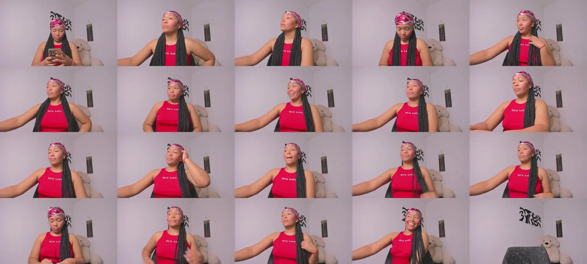 Niabrown photo contact sheet