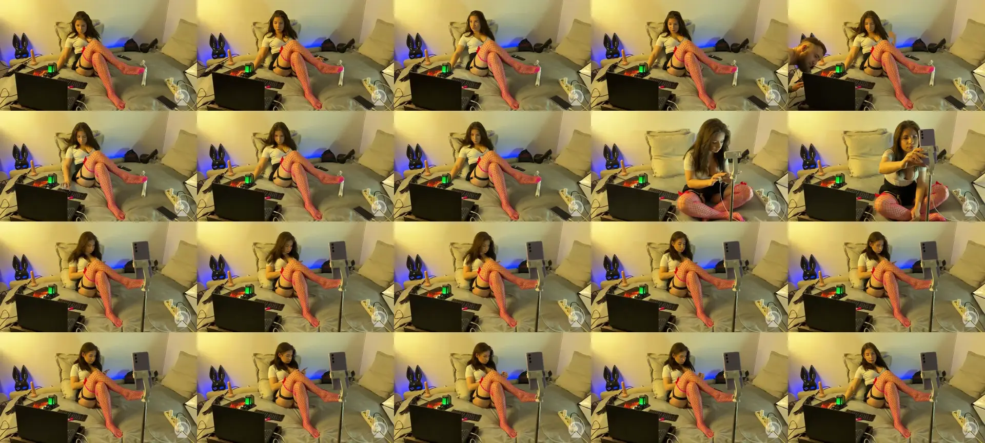 NikaGoddes photo contact sheet