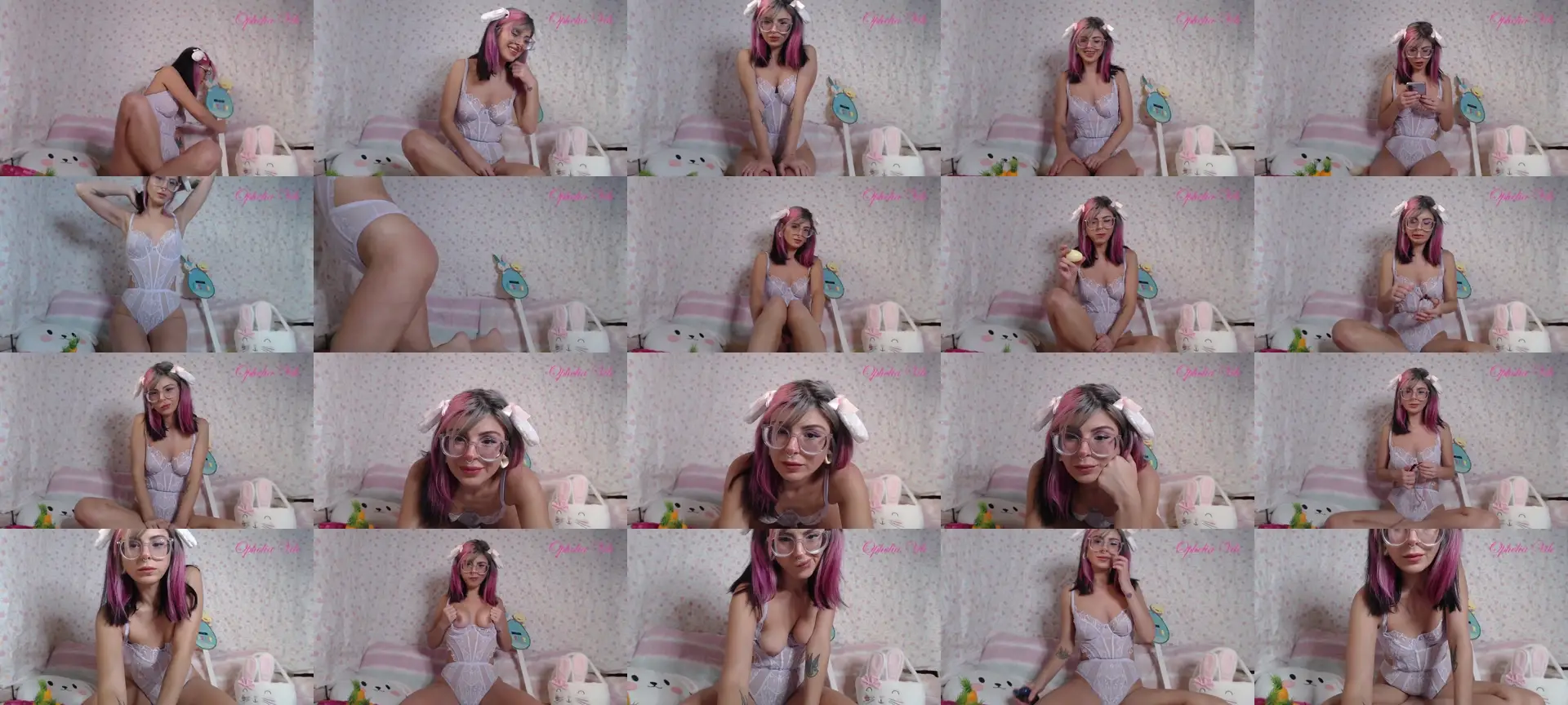 OpheliaVile photo contact sheet