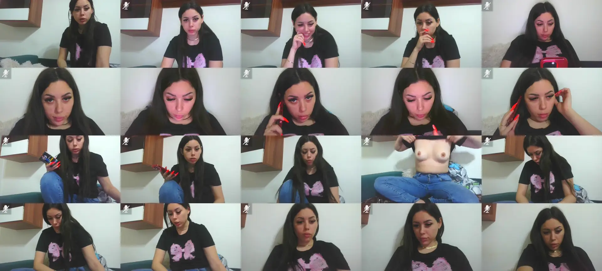 Prettymelania photo contact sheet