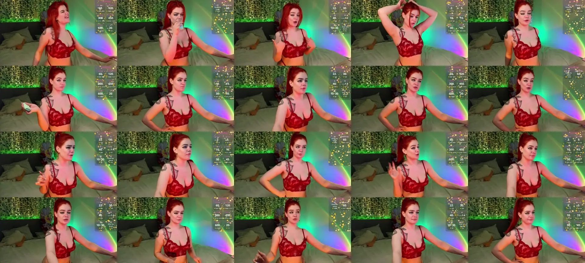 RedVelveten photo contact sheet