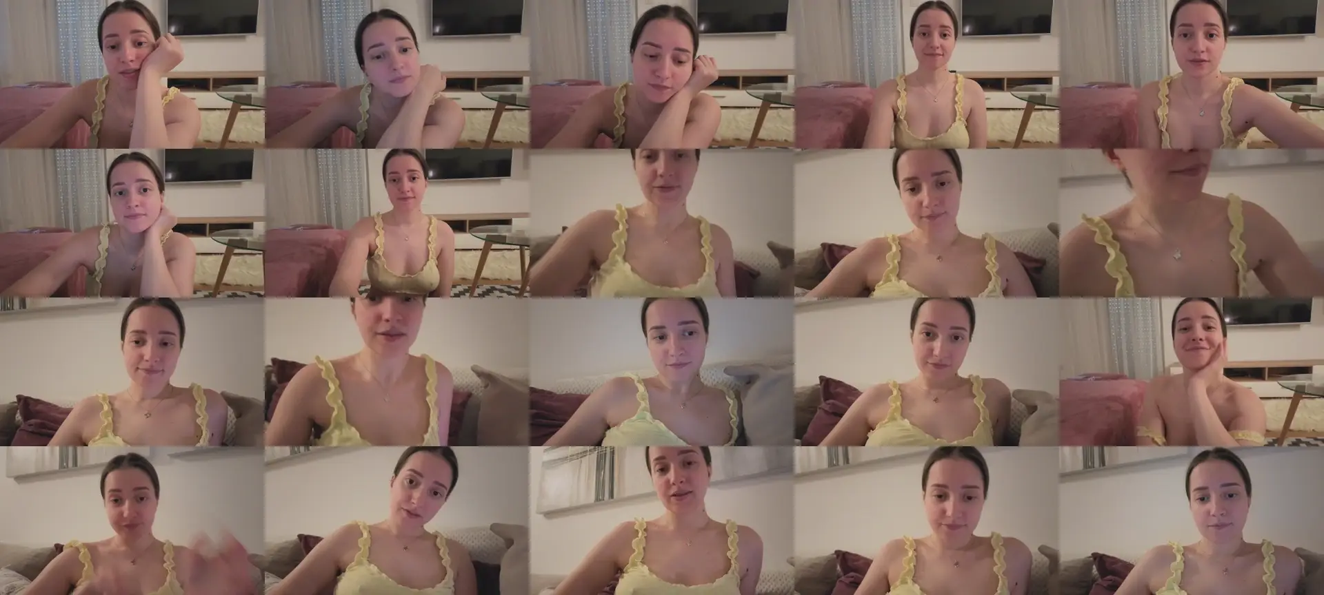 SkinnyAnna photo contact sheet