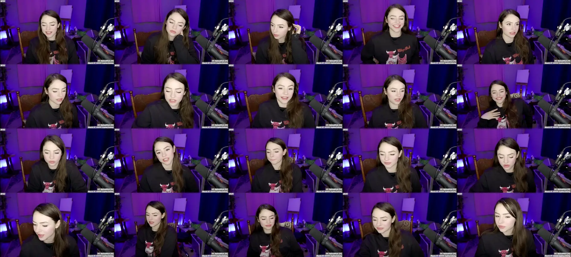 SophieAmor photo contact sheet