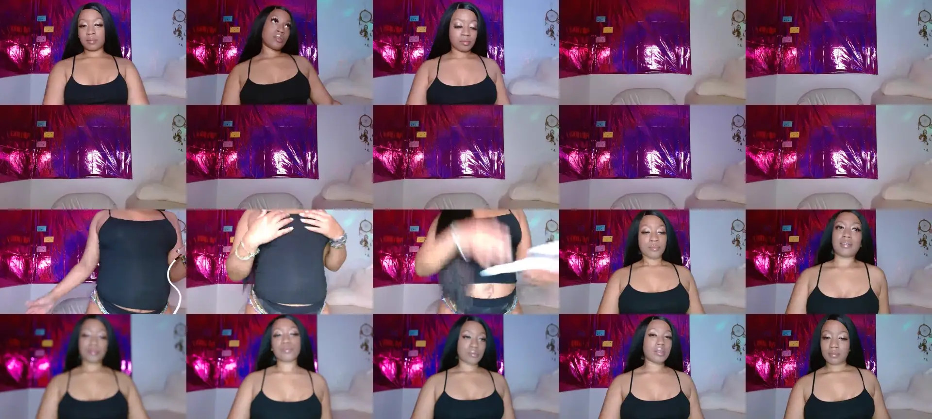 TheeGoddess photo contact sheet