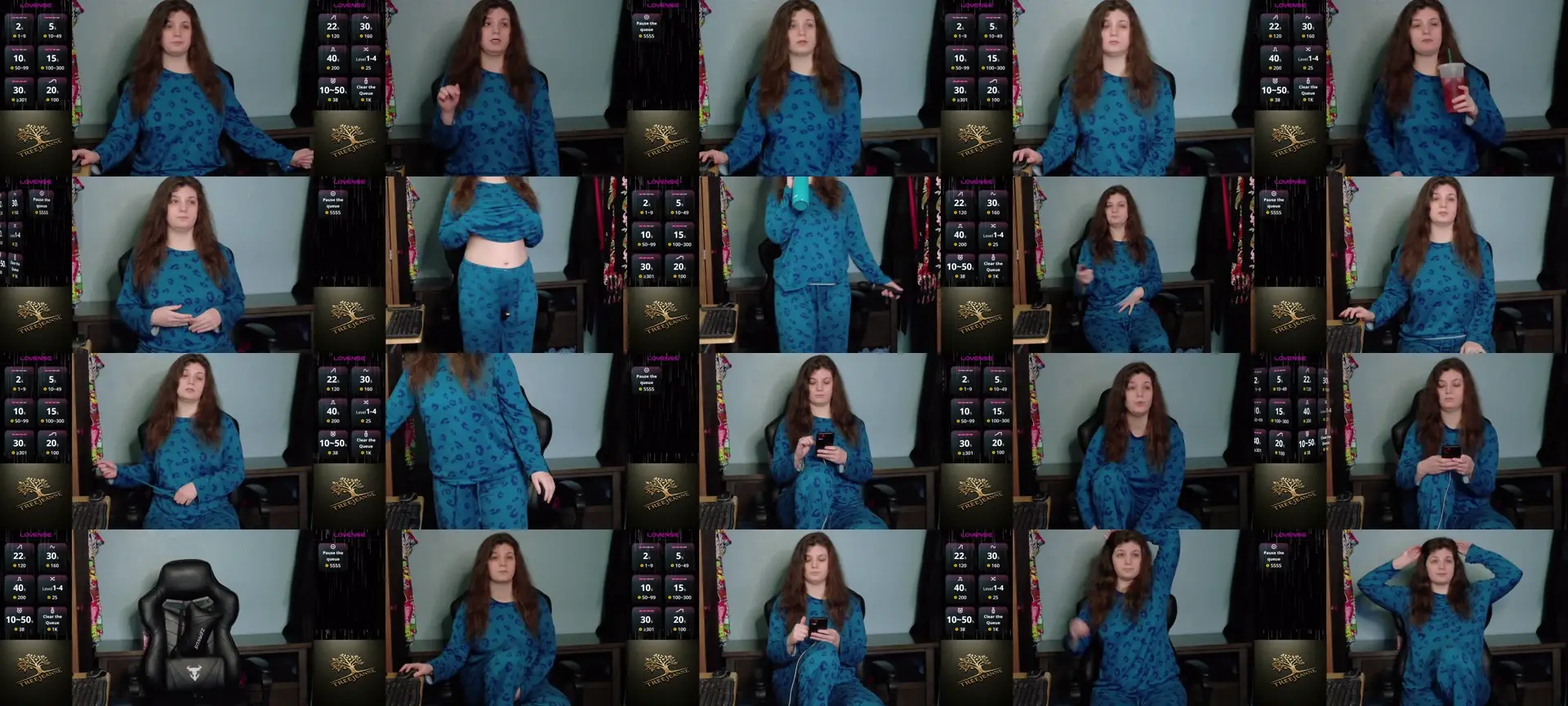 TreeJeanne photo contact sheet