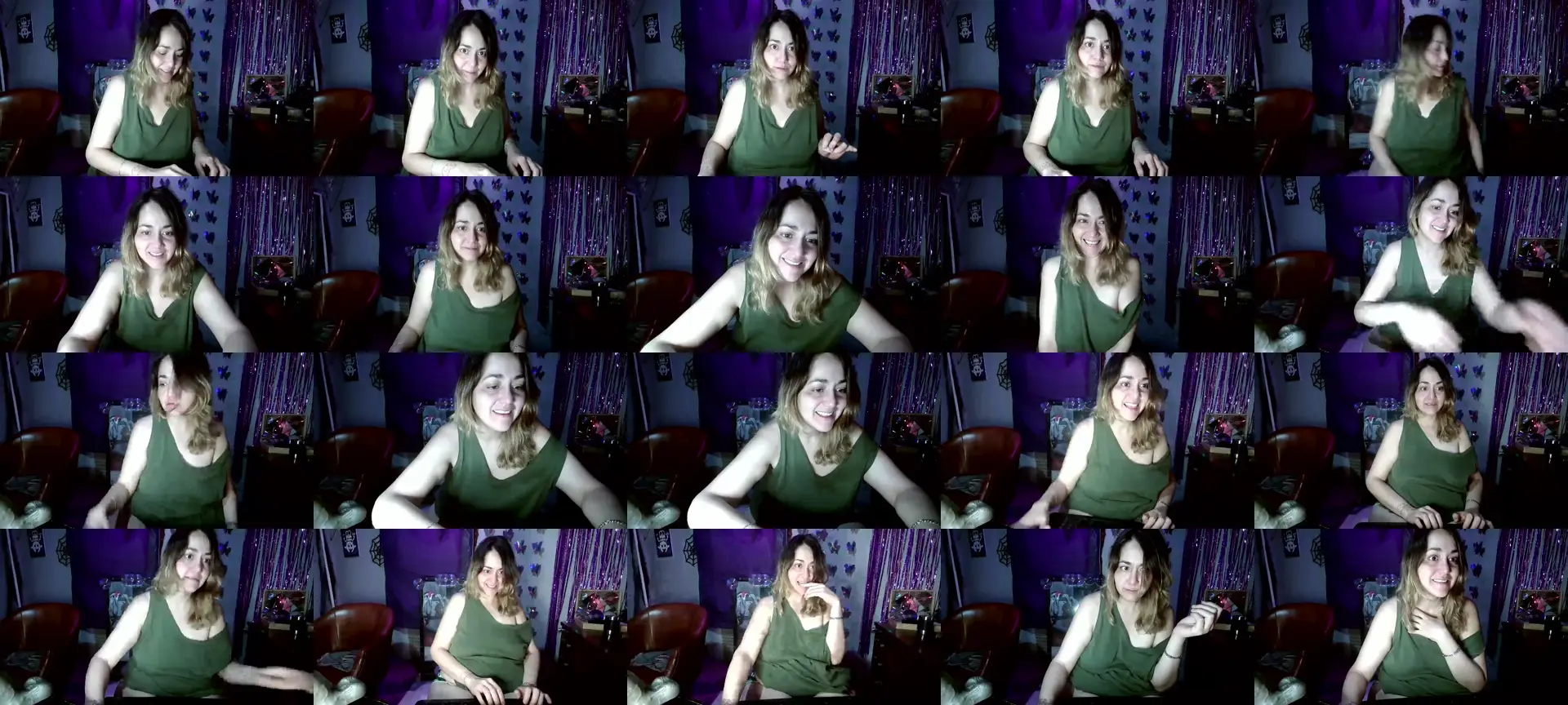 VioletWitchy photo contact sheet