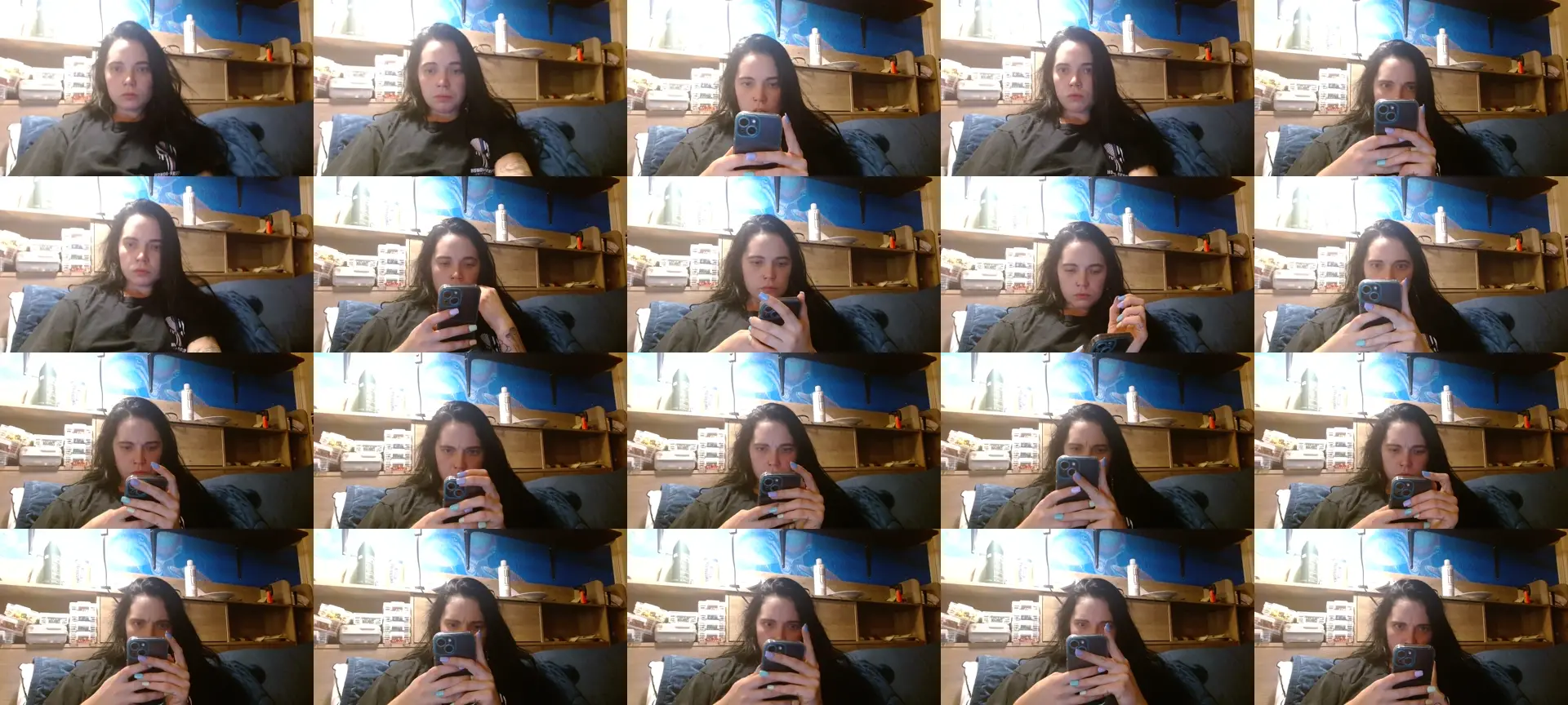 ahungkittykat photo contact sheet