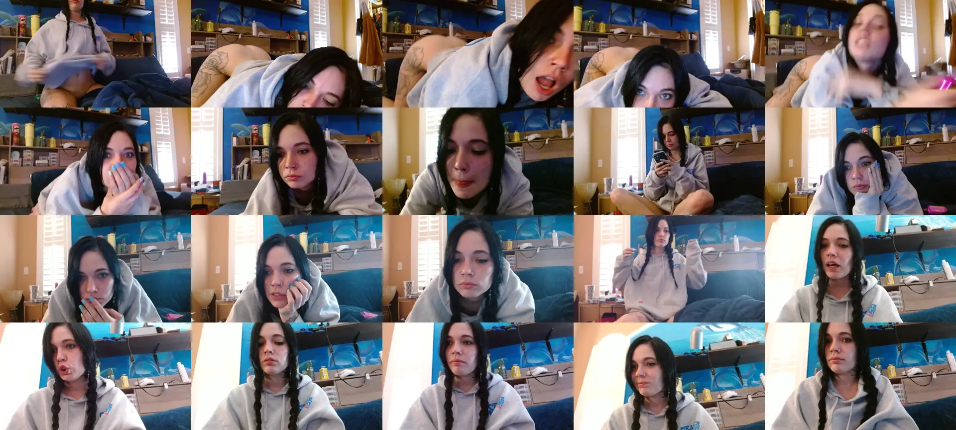 ahungkittykat photo contact sheet