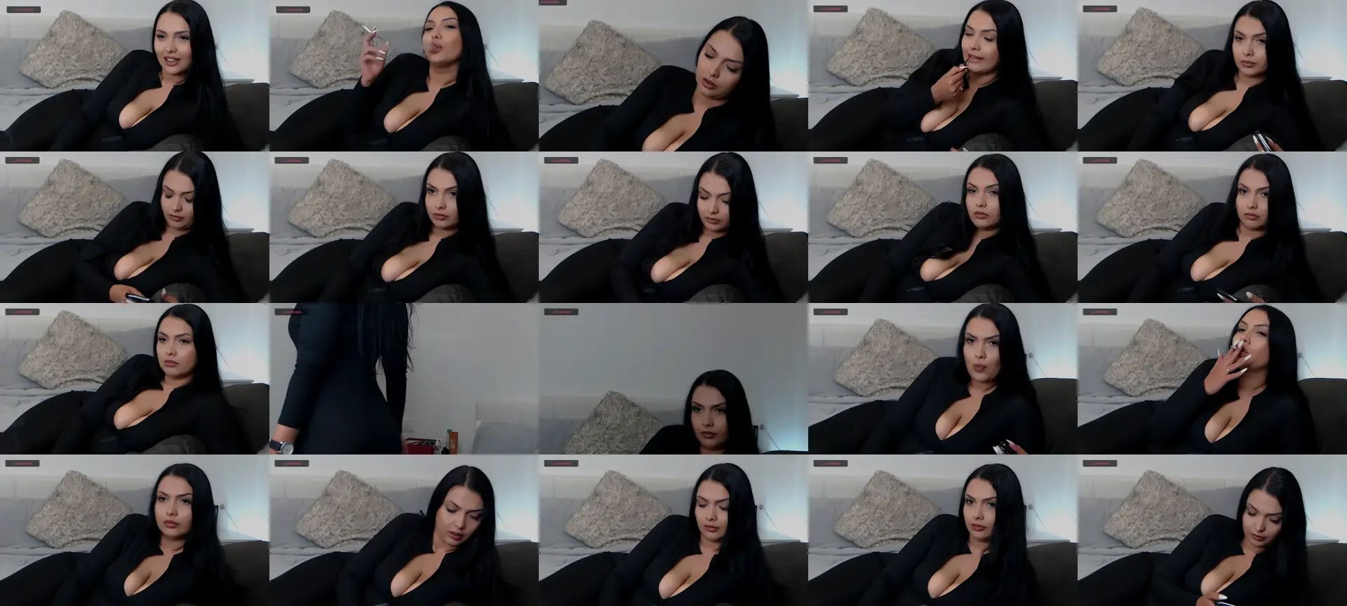 AvelineNoir photo contact sheet