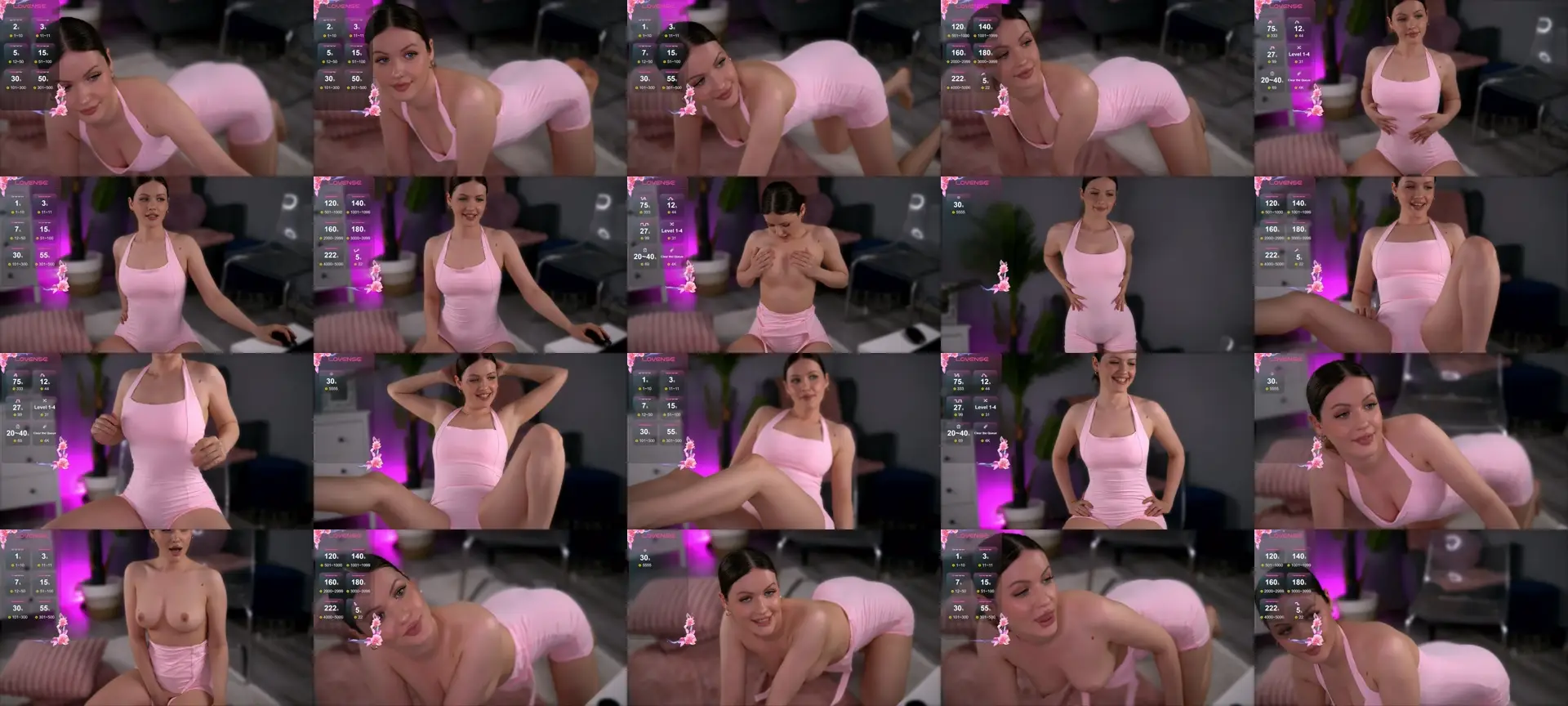 CrystalMoon8 photo contact sheet