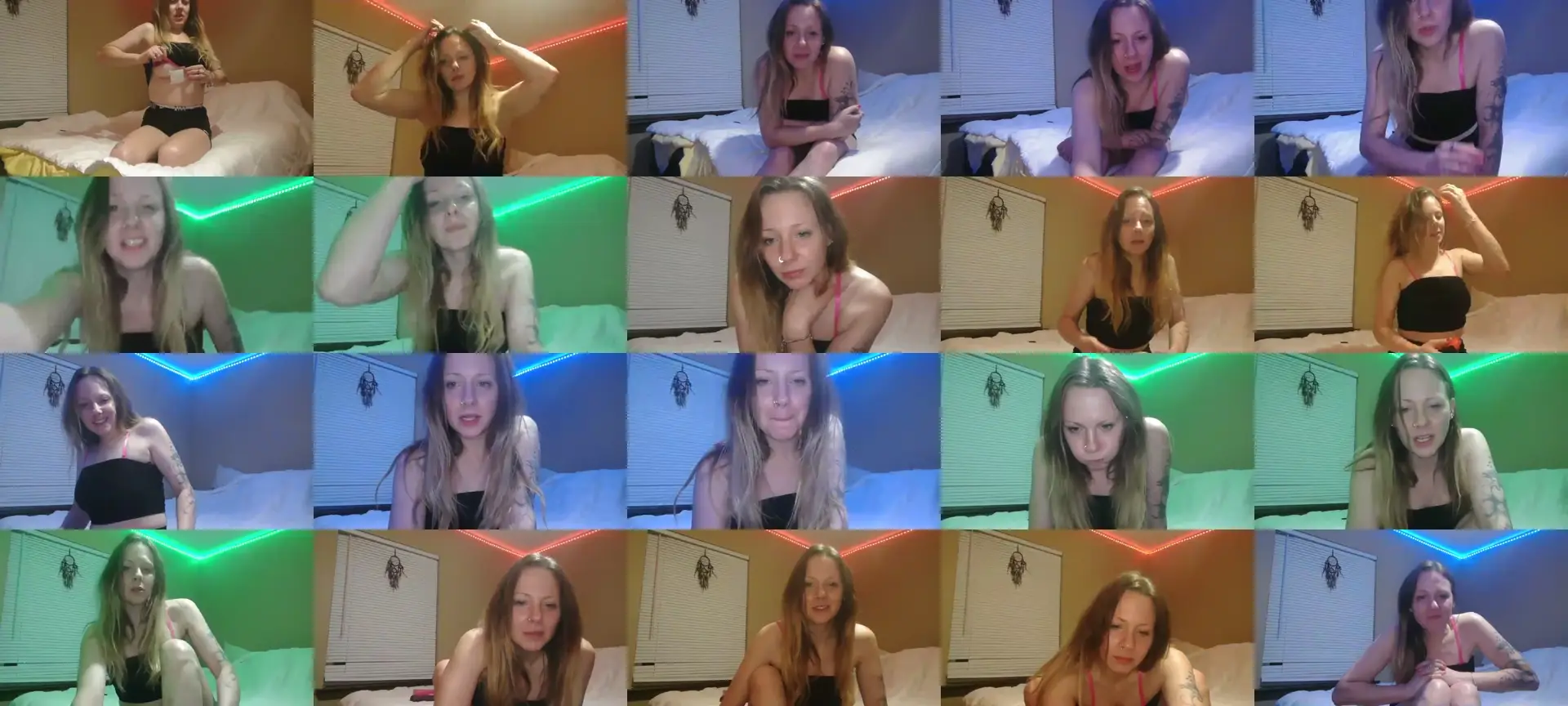 CuteyCourtney photo contact sheet