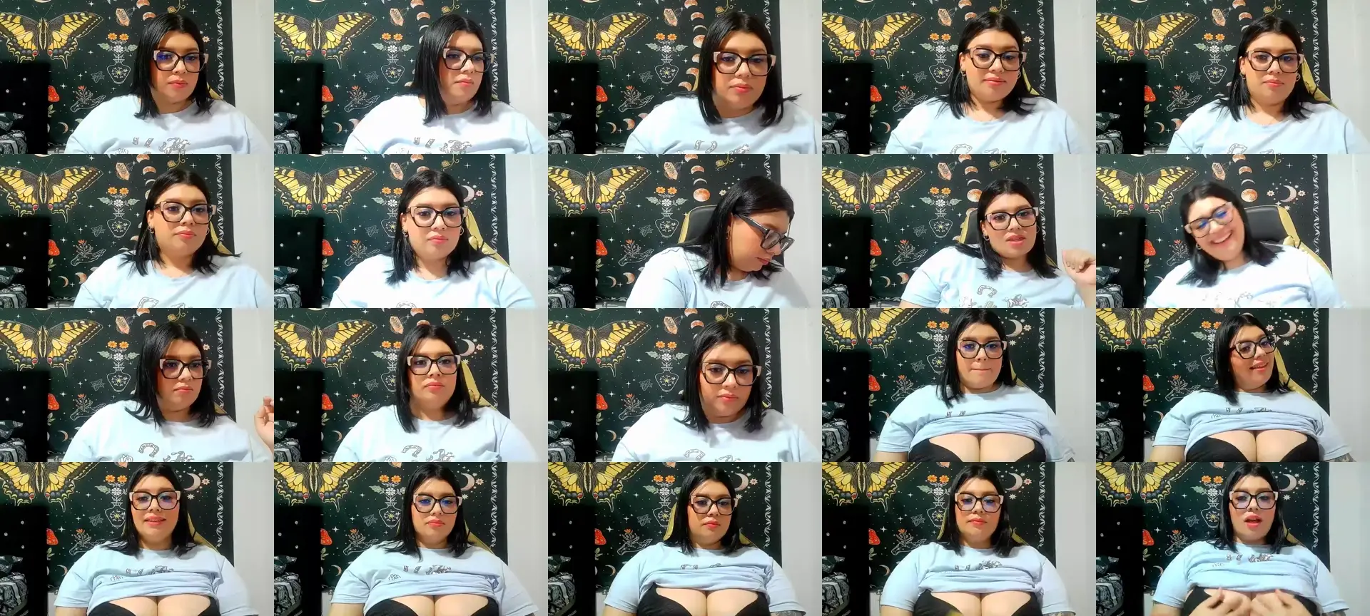 Emilisimimbbw photo contact sheet