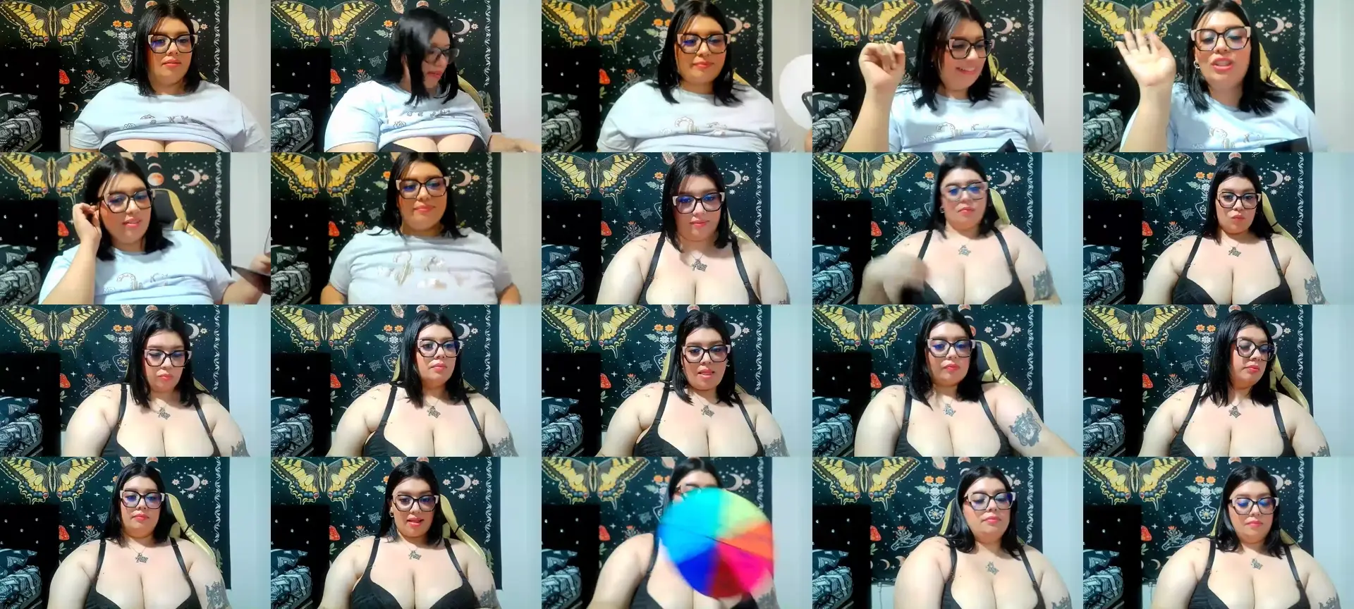 Emilisimimbbw photo contact sheet