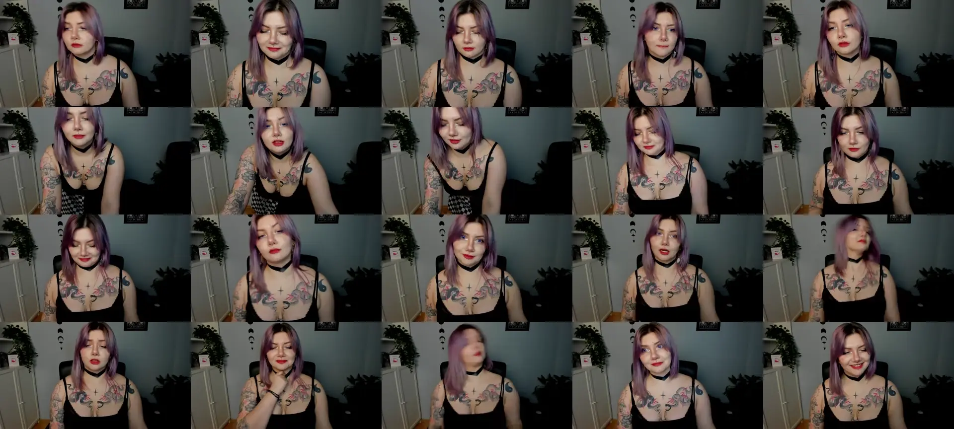 Gabbie4U photo contact sheet