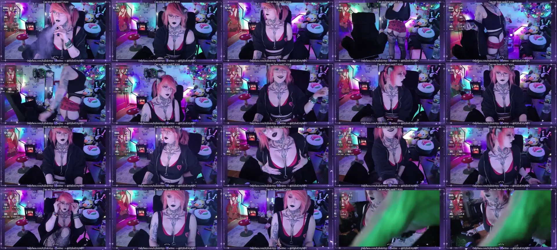 H3llok1tty photo contact sheet