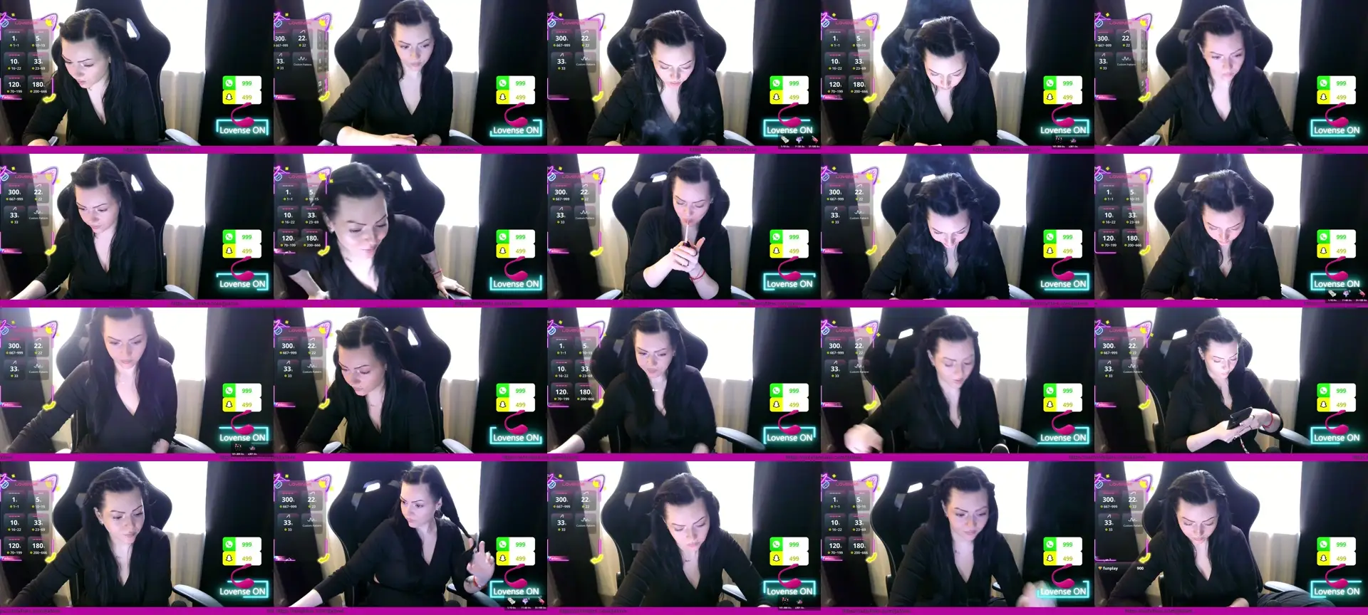 JazzminneLove photo contact sheet