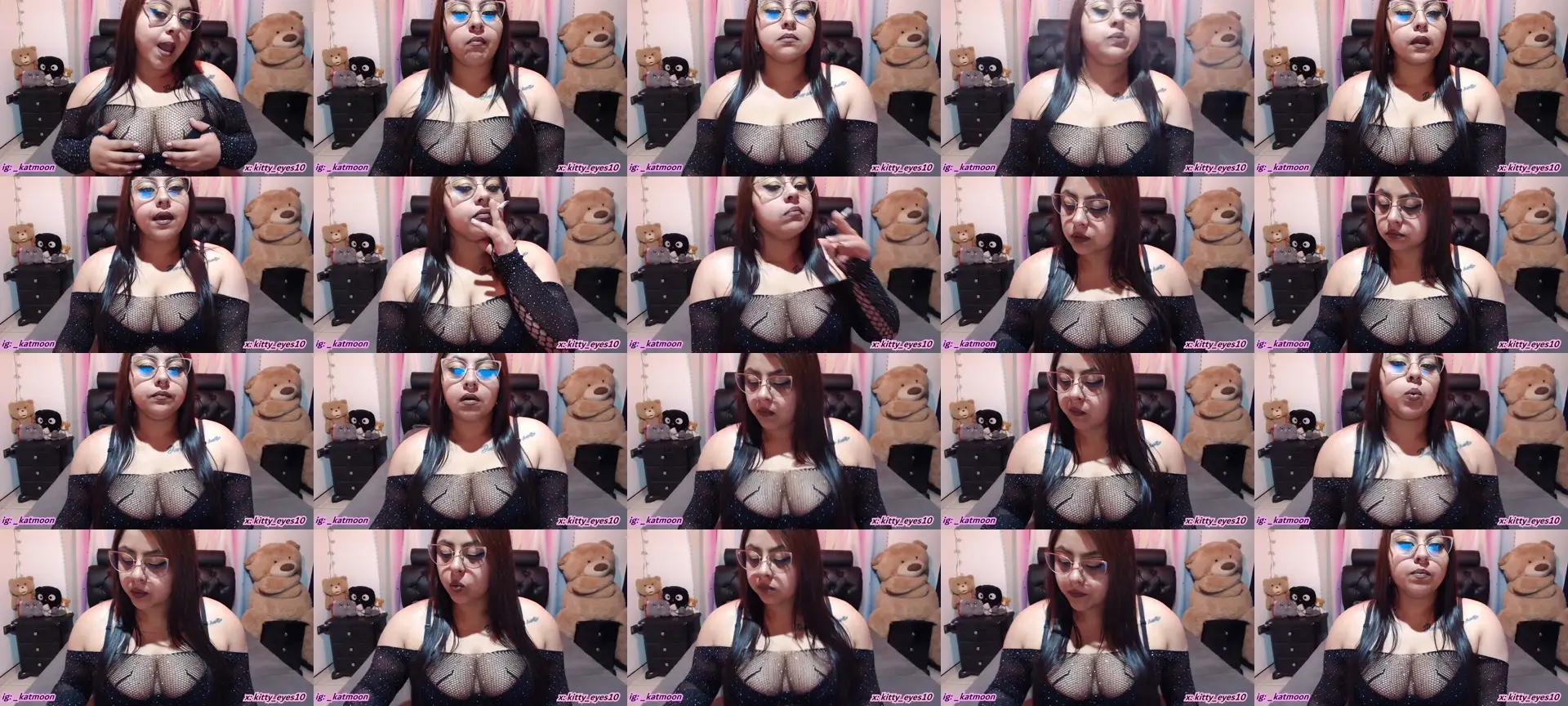 Kitty_eyes photo contact sheet