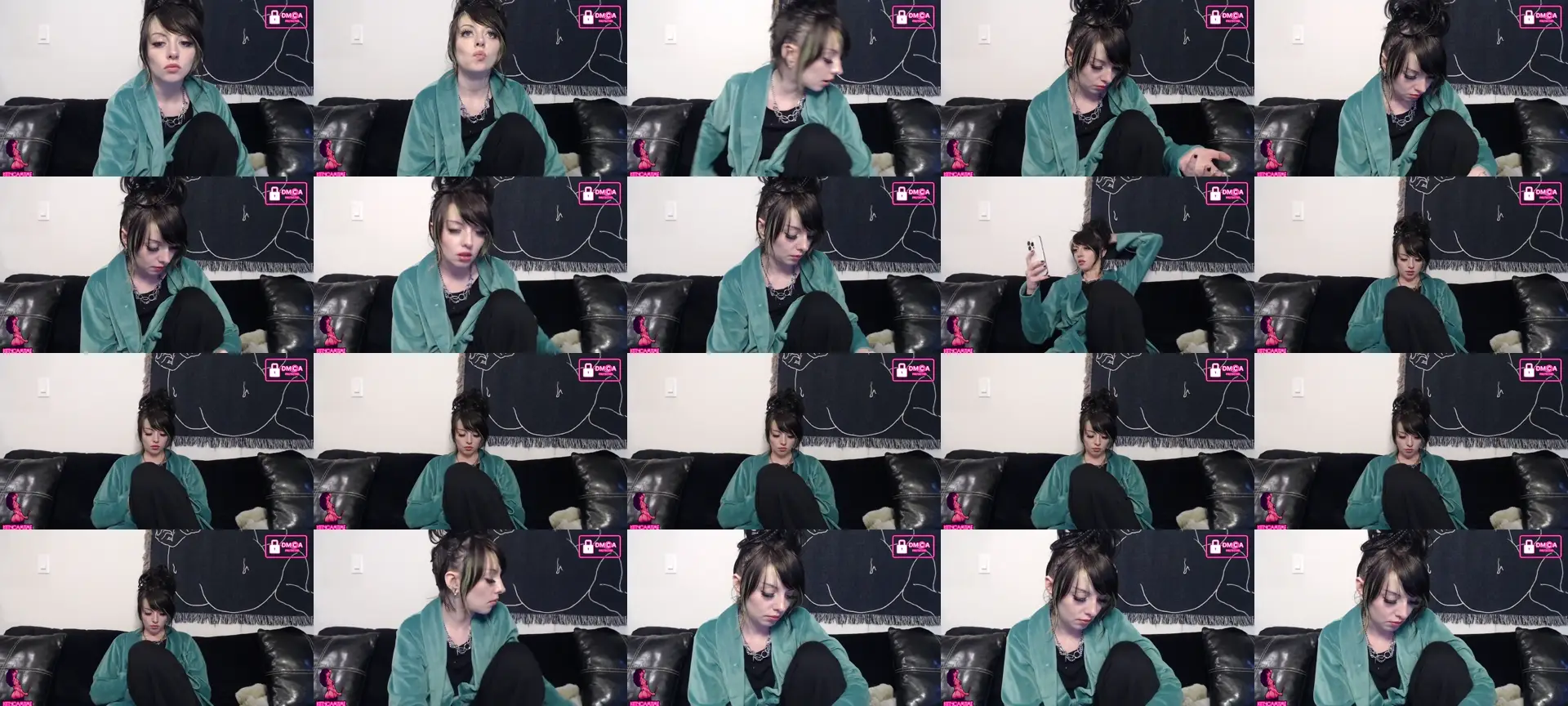 kittycamtime photo contact sheet