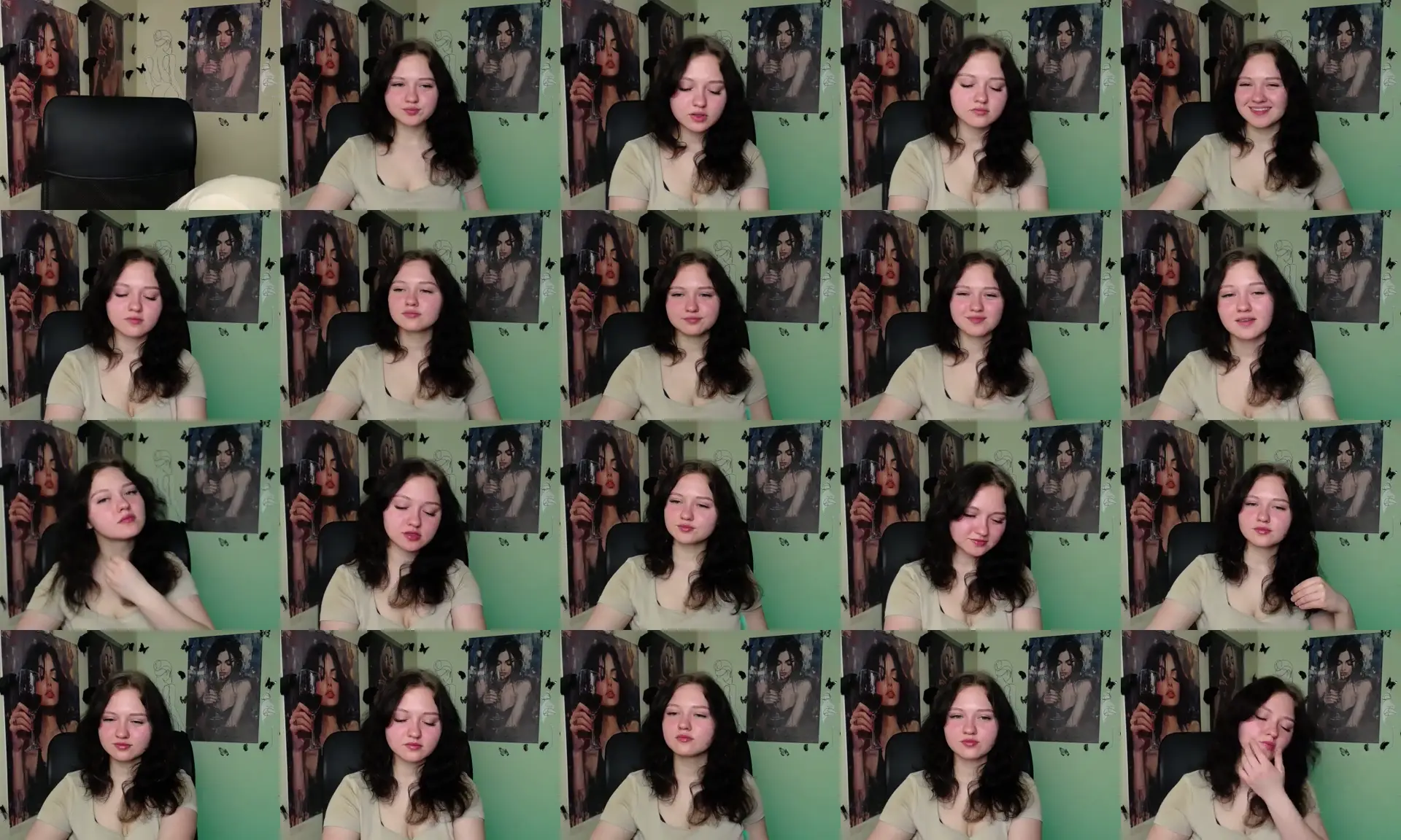 LAlicee photo contact sheet