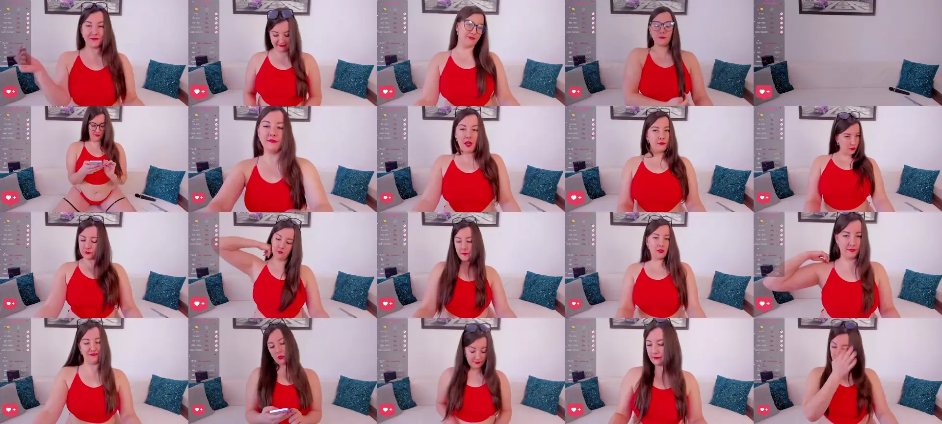 LolaBeach photo contact sheet