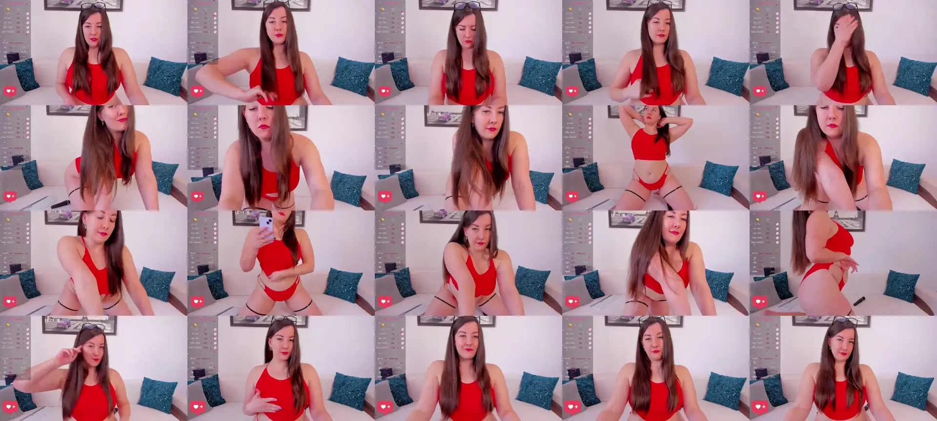 LolaBeach photo contact sheet