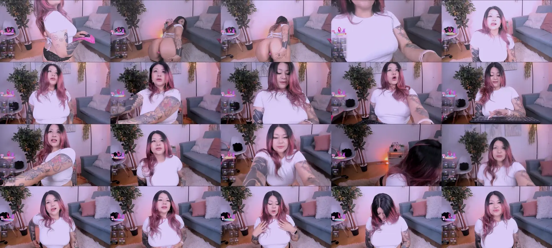 LorraineV photo contact sheet