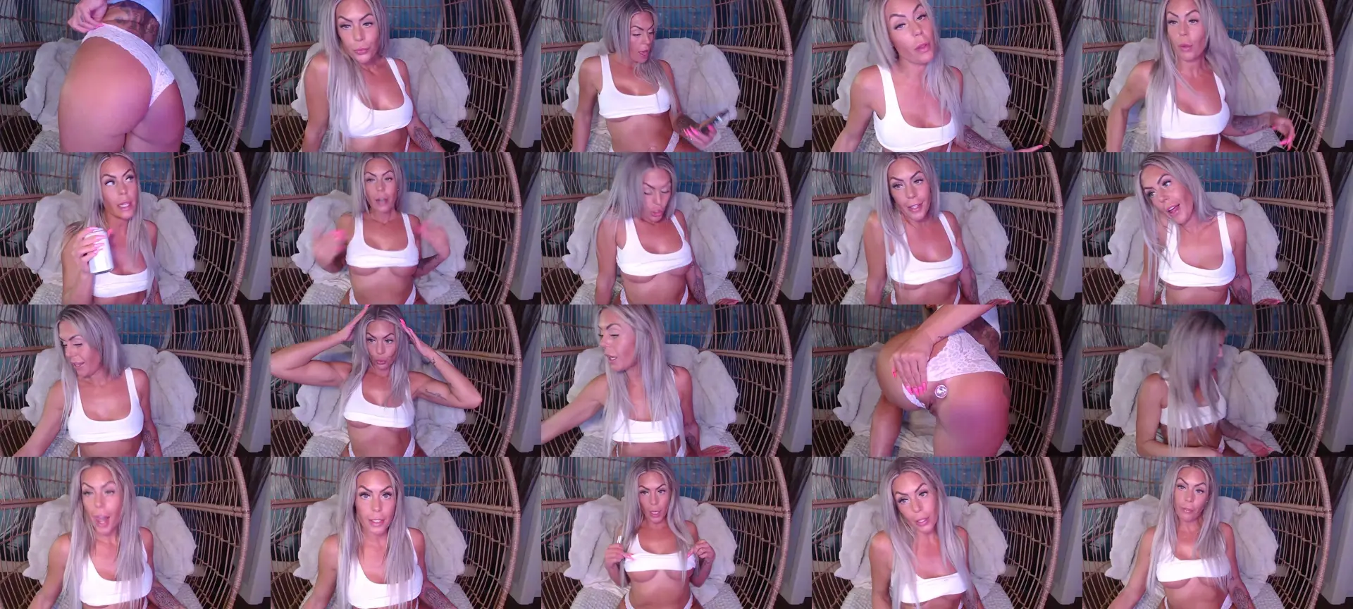 MaysinRosexx photo contact sheet