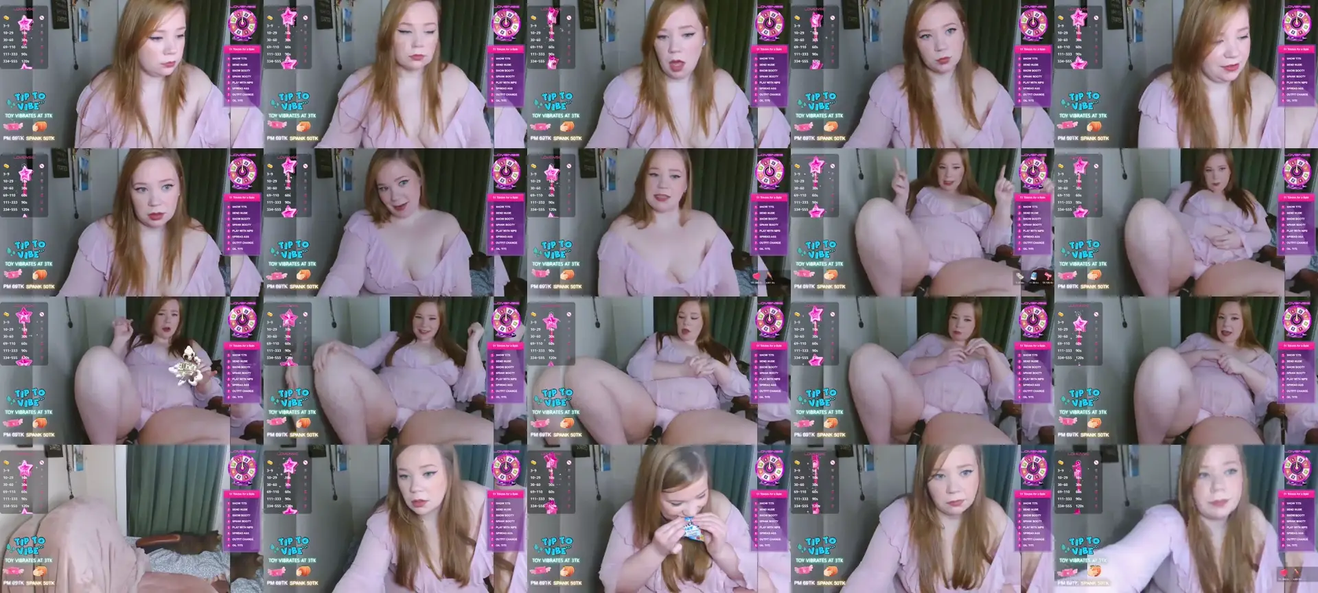 MissLolaLuxxx photo contact sheet